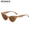Las Nuevas Gafas de Sol Triangulares Cat-Eye de Rain Son Gafas de Sol de Estilo Callejero Europeo y Americano de Moda con Monturas Pequeñas y Diseño Único