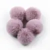 Bola de Pelo Falso de Conejo de 4 cm Pompones para Manualidades Bola de Pelo de Colores Accesorios para Zapatos y Sombreros Colgante para Llavero Accesorios para Ropa En Stock