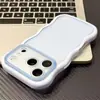 Funda de teléfono con acabado mate adecuada para Apple 17, iPhone 16 Pro Max, 15, TPU color transparente, olas grandes vibrantes
