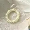 Goma para el pelo de alambre de teléfono azul sal marina esmerilada, Banda elástica versátil y elegante para el pelo para mujer, Alta elasticidad, Duradera, Cuerda para el pelo sin marcas, Accesorio para el pelo
