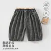 Roupas Infantis Verão Finas Roupas de Bebê Calça Cropped Estampa de Leopardo Calças Repelentes de Mosquitos Roupa de Fora Solta Anyang Roupas Infantis
