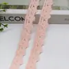 En stock: Ribete de Encaje de Ganchillo Rosa con Múltiples Patrones de Rosas, Encaje de Ganchillo de 2 cm de Ancho para Decoración de Textiles del Hogar