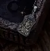 Colgante de plata pura S925 estilo chino taoísta de Zhao Gongming Dios de la Riqueza, collar versátil personalizado estilo chino nuevo vintage de los Cinco Dioses de la Riqueza