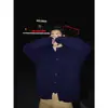 Suéter cárdigan de punto con patrón de torsión y cuello redondo para hombre, nuevo suéter de punto informal para otoño e invierno, tops casuales para hombre