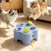 Juguete para gatos transfronterizo tipo whack-a-mole eléctrico inteligente autoentretenido, palo teaser para gatos simulando un topo, suministros para mascotas recargables para múltiples gatos