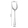 Juego de Cubiertos de Acero Inoxidable Transfronterizo: Cuchara para servir, Cuchara de buffet, Tenedor, Cuchara para ensalada, Tenedor, Espátula de cabeza cuadrada, Juego de cucharón para sopa