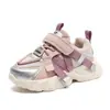 Zapatos para Niña Babudou al por Mayor Otoño Nuevo Malla Doble Transpirable Zapatos Papá para Niños Mayores Deportivos de Moda Tendencia