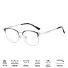 Montura de Cejas de Titanio B Montura Cuadrada Simple para Gafas Gafas de Montura Completa Anti-Luz Azul para Oficina Unisex Fábrica en Stock