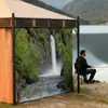 Lona de Tenda Transfronteiriça Secagem Rápida Repelente à Água à Prova de Umidade Lona de Piquenique ao Ar Livre Lona de Acampamento