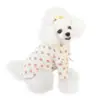 Nueva Ropa Camiseta para Mascotas Gatos y Perros para Poodles, Teddy, Yorkshire Terriers, Schnauzers, Camisas de Dos Patas, Camiseta Base con Forma de Corazón