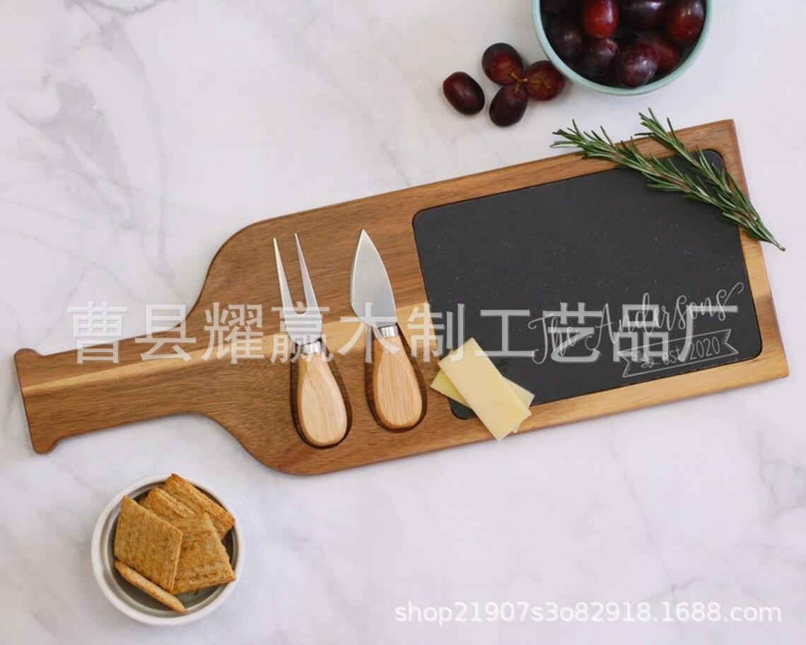 相思木芝士奶酪板木质岩石板菜板托盘实木牛排面包水果板BSCI