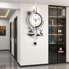 Reloj de Pared Moderno para Sala de Estar, Elegante y de Alta Gama para Decoración de Mesa de Comedor, Nuevo Reloj de Pared Silencioso Estilo Chino, Disponible para Dropshipping