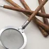 Colher de aço inoxidável 304 atacado estilo japonês asas de frango madeira maciça conjunto de utensílios de cozinha ramen coador público espátula colher para panela quente