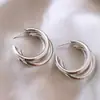 Brincos para Mulheres 2020 Tendência Celebridade da Internet Coreana Argolas de Metal Brincos de Moda Personalidade Brincos Exagerados Mulheres Franja