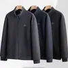 Comercio exterior al por mayor: Chamarra de forro polar Orlon, cárdigan casual de cuello alto, sudadera moderna, prenda exterior de otoño/invierno para hombre
