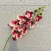 7 Orquídeas Phalaenopsis Artificiales para Arreglos de Boda, Flores Falsas para Decoración del Hogar, Arte Floral para Decoraciones de Boda, Compra en Lote Pequeño