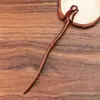 Pasador de Sándalo Dorado con Estilo Vintage y Acabado de Alta Gama, con Diseño de Animal Gato, Pasador de Madera para Peinados Recogidos, Accesorio de Cabello Portátil, Disponible para Dropshipping