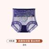 Ropa Interior Sexy de Encaje de Cintura Alta para Mujer Malla Transpirable Hueca Levantamiento Abdominal y de Cadera Ropa Interior Antibacteriana Talla Grande para Mujer