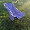 Silla Lunar Premium para Acampar al Aire Libre y Picnic, Silla Portátil Acolchada para Bocetos Artísticos, Silla Plegable Acolchada para Exteriores