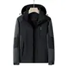 Jaqueta Masculina de Camada Única Estilo Coreano Nova para Primavera e Outono, Fina, à Prova de Vento e Chuva para Uso Externo, Jaqueta Casual, Roupa para Montanhismo
