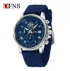 OFNS Venta Caliente Reloj de Cuarzo para Hombre de Negocios Casual con Tres Ojos y Seis Manecillas Multifuncional Impermeable con Calendario