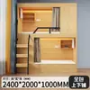 Cama de Hostal Juvenil Cápsula Espacial, Litera para Habitación de Niños Escolares, Cama de Apartamento con Cama y Escritorio Integrados, Cama Combinada Completa