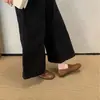 Zapatos planos simples de pezuña de cerdo con separación de dedos para mujer, nuevos mocasines tipo mula perezosa sin cordones para otoño 2026 para mujer