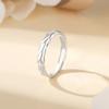 Anillo de pareja espiga de trigo original plata de ley 925 verano Mori ins anillo anual oreja oreja regalo del Día de San Valentín