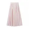 Fabricante de Ropa para Mujer Transfronterizo Venta al por Mayor 2026 Estilo Nuevo Color Sólido Estilo Simple y Elegante Camisa con Solapa y Conjunto de Dos Piezas