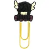 Vaca das Terras Altas Desenho Animado Estudante Papelaria DIY Divisória de Página Marcador de Página Pvc Clip de Papel Criativo Fofo Suprimentos de Escritório Transfronteiriços