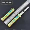 Juego Anime Rey de Hielo Arma 22cm Cuchillo de Salto Bomba Molde Aleación de Zinc Accesorios Artesanías Juguetes No Cortantes