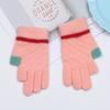 Luvas novas de inverno para crianças, meninos e meninas, luvas à prova de frio para passeios ao ar livre, luvas quentes para estudantes, luvas de dedo