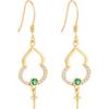 Pendientes de plata de ley 925 con gancho para la oreja, accesorios de soporte vacíos, pendientes de cuentas redondas de oro antiguo japoneses y coreanos, pendientes de soporte vacíos para mujer