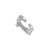 Anillo de Cruz de Diamante Estilo Coreano Ins Trendy Elegante Dulce Nicho Diseño Versátil Anillo de Tres Capas Enrollado para Ropa de Trabajo
