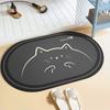 Alfombra de baño con tecnología suave y absorbente, antideslizante, de secado rápido