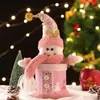 Tarro de Dulces Navideños Caja de Regalo Manzana Regalo de Nochebuena Regalo para Niños Empaque de Muñeco de Muñeco de Nieve Reno Caja de Regalo Creativa