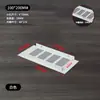 Cubierta decorativa de malla para orificio de ventilación de puerta de gabinete para armario, zapatero, radiador de gas, tatami rectangular de aleación de aluminio