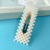 Japonês e coreano minimalista ins Cyber Celebrity Pearl Hairpin Headwear Baby Clip Linxiaozhai Mesmo Estilo Franja Borda Clipe Conjunto de Acessórios para o Cabelo