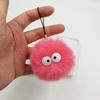 Lindo elfo bola de peluche de carbón colgante para bolso muñeco de peluche colgante para teléfono móvil para audífonos colgante para mochila escolar de estudiante