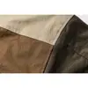 Hecho para durar Costuras Retro Americanas Bolsillo con Solapa de Trabajo Contrastante Pantalones Cuello Alto Ropa de Abrigo de Algodón de Invierno para Hombre Ropa de Abrigo de Algodón Engrosada M52