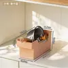 Caja de almacenamiento de armario estrecho BNBS, caja de almacenamiento lateral, organizador de cocina para artículos pequeños, engrosada y duradera