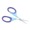 Tesoura de escritório de aço inoxidável de 4,5 polegadas, tesoura para corte de papel manual DIY para estudantes, cabo de borracha de segurança, fabricantes, atacado