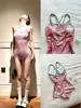 Traje de Baño de una Pieza de Natación de Competición para Mujer Bianhua Modelo Nuevo 2026 para Aguas Termales, Gama Alta, de Manga Corta, Traje de Baño Conservador