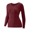 Nuevo Set Térmico Sin Costuras de Manga Larga para Mujer Otoño e Invierno, Ropa Interior Auto-Calentable Moldeadora Adelgazante para Dar Forma al Cuerpo, Tops y Pantalones Térmicos
