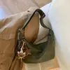 Bolso Casual de Gran Capacidad para Debajo del Brazo para Mujer 2026 Nuevo Bolso Tipo Dumpling de Primavera Correa Ancha Simple para Hombro Bolso Cruzado