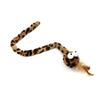 Fábrica en stock venta al por mayor anillo papel estampado leopardo serpiente gato juguete hierba gatera incorporada gato gato caminando juguete interactivo para mascotas