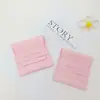 Bolsa Envelope de Joias Rosa em Microfibra Real, Pulseira de Joias com Logo Personalizado, Bolsa para Brinquedos, Colar e Brincos, Embalagem de Alta Qualidade