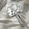Espejo Pequeño Portátil de Alta Definición Galvanizado de Moda con Logo Imprimible, Espejo de Maquillaje para Niñas, Espejo de Mano Portátil
