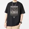 Tops Camisetas Juveniles de Manga Corta de Moda Nuevas Americanas Estampadas Sueltas Cuello Redondo Verano Camisetas de Manga Corta para Hombre