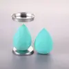 Esponja de Belleza con Cubo Portátil, Doble Uso para Aplicación Seca y Húmeda, Suave y Amigable con la Piel, No Absorbe Polvo, Set de Esponjas para Maquillaje